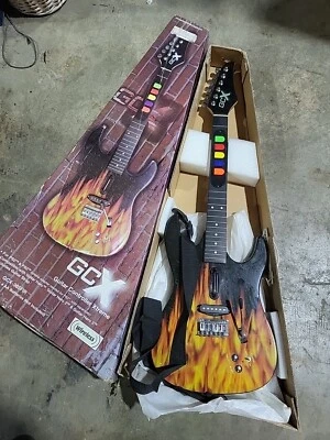 Guitar Hero Rock Band GCX Real Wood RARE With OG Box🔥🔥🔥🔥🔥🔥🔥 - Image 1 of 4