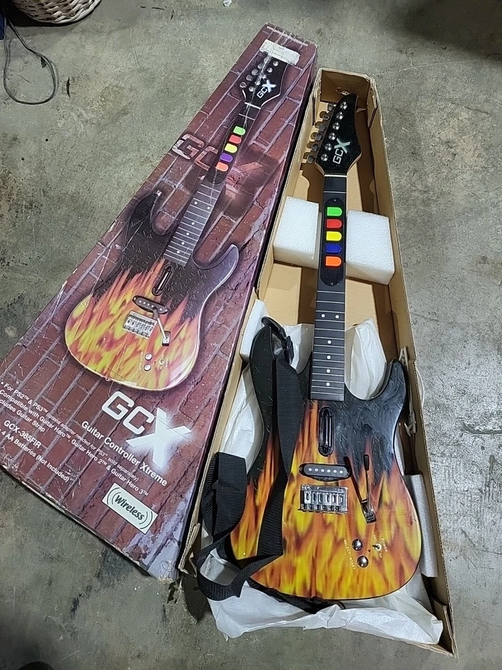 Guitar Hero Rock Band GCX Real Wood RARE With OG Box🔥🔥🔥🔥🔥🔥🔥 - Image 1 of 4