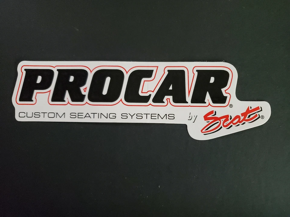 CALCOMANÍA ORIGINAL DE CARRERAS AUTOMOTRICES "PROCAR BY SCAT" 8" X 2.5"   Foto 1 de 1