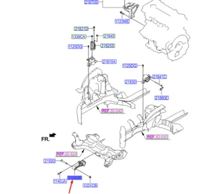Hyundai i30 MK3 Überrollstangenhalter 21950A5200 NEU ORIGINAL - Bild 1 von 2
