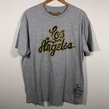 Mitchell & Ness Los Angeles Lakers Snake Logo T Shirt Kobe Black Mamba Size XL
