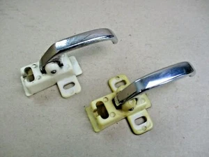 Opel GT Kadett B Manta Ascona A Chrom Türöffner Tür Öffner innen Set   - Bild 1 von 2