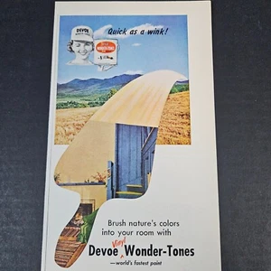 1957 Devoe & Raynolds Co Vinyl Wundertöne Farbe Vintage Druck Anzeige Louisville KY - Bild 1 von 4