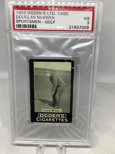 1902 Ogden Tabs Golfers Douglas McEwen PSA 3 - Picture 1 of 2