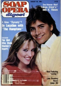 SOAP OPERA DIGEST Aug 30, 1983 John Stamos Danielle Von Zerneck General Hospital - Picture 1 of 3
