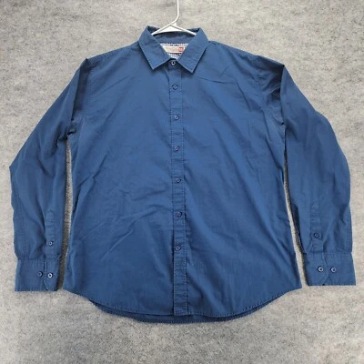 Sovereign Code Shirt Mens XL Extra Large Button Down Long Sleeve Blue - Image 1 of 4