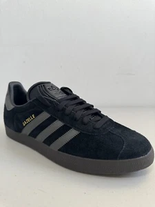 Adidas Originals GAZELLE Men's Size LEATHER Shoes Sneakers ID6105 Black 10 - 14 - Picture 1 of 6