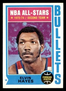 1974 Topps Basketball #30 Elvin Hayes NM/MT *d11 - Picture 1 of 2