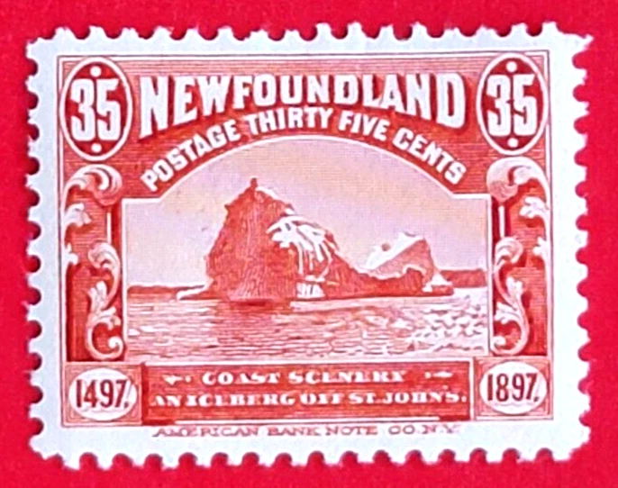 Canada Newfoundland #73 Iceberg MH VF CV$160 - Image 1 of 1