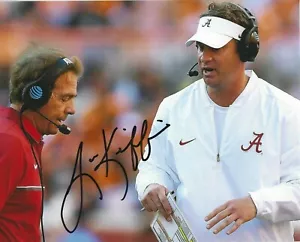 LANE KIFFIN Signed 8.5 x 11 Photo Signed REPRINT Football Coach ALABAMA - Picture 1 of 1