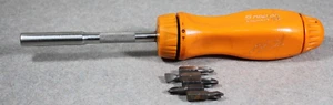 VTG Snap On Signature Series MIKE SKINNER Ratcheting Screwdriver SSDMR4B #751 - Picture 1 of 8