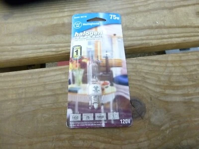 1 Westinghouse 75w Light Bulb E11 Base  Item # 04716 - Image 1 of 4