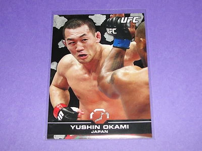 2013 Topps UFC Bloodlines YUSHIN OKAMI #105 Black Variant/25 Japan JUDO Thunder - Image 1 of 2