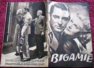 JEAN HARLOW/CARY GRANT COVER + contents for "Suzy" for IFK (1930's) movies  Tone - Image 1 of 3