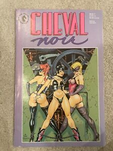 Cheval Noir #1 Dark Horse Dave Stevens Cover  1989 approx. 7.5 VF-. See photos.