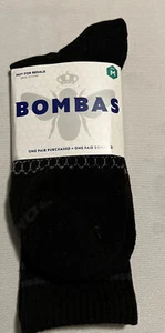 Bombas Men's Women's Calf Socks Medium Black Women 7-11 men 6-9 New - Picture 1 of 4