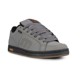 Etnies Kingpin Skate Shoes - Grey/Black/Gold - Picture 1 of 9