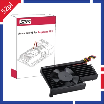 Armor Lite V5 Heatsink with 3510 Fan for Raspberry Pi 5 - Image 1 of 4