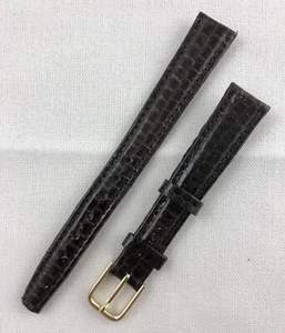 Kreisler Genuine Sea Snakeskin 13mm Ladies Brown Non-Stitched Watch Band W57B - Picture 1 of 3