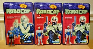 NYCC 2019 Super7 Robocop ReAction GITD figures Set of 3 -Robocop, Damaged, Toxic - Picture 1 of 2