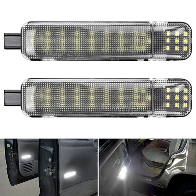2x Interior LED Door Courtesy Lights For Chevy Silverado Suburban Tahoe Sierra - Image 1 of 4