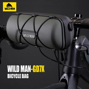 WILDMAN MTB Road Bike Handlebar Bag Folding Bike EVA Hard Shell Head Bag - Bild 1 von 10