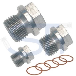 Ölablassschraube Verschlussschraube Sechskant Hydraulik Getriebe Motor Traktor - Bild 1 von 2