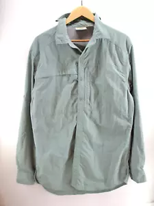 10000ft Above Sea Level Green button up Men Size Medium - Picture 1 of 10