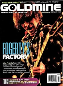 JOHN FOGERTY / HAWKWIND / DAVE MASON - Goldmine Music Magazine February 2021 - Picture 1 of 2