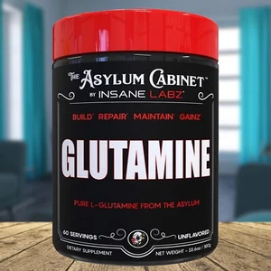 Insane Labz, ACS, Glutamine, 5g Serving, 60 Servings - Picture 1 of 3