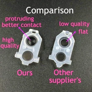 4pcs High Quality L1 R1 & L2 R2 Conductive Silicon Pad For PS4 Controller JDS030 - Bild 1 von 2