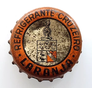 TAPA BOTELLA CORCHO ✱ Cruzeiro Laranja De Colección Soda Chapa Kronkorken Portugal años 60 -RARA - Imagen 1 de 4