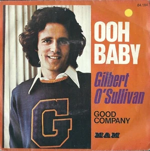 Record 45 RPM GILBERT O'SULLIVAN – Ooh Baby/Good Company - Picture 1 of 2