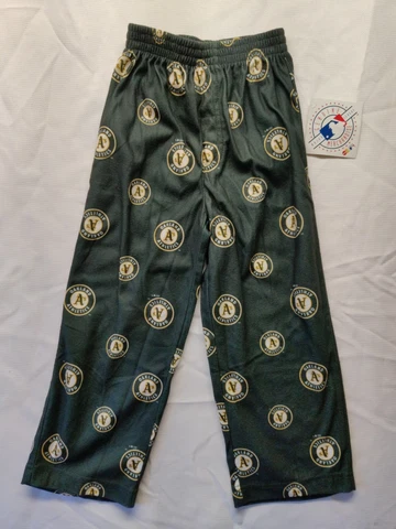 Oakland Athletic A`s MLB Team Logo Pajama Pants Size S "NWT" Cover