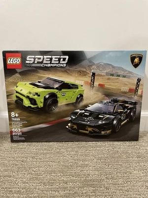 LEGO 76899 Speed Champions Lamborghini Urus & Huracan Trofeo *New, Sealed* - Image 1 of 4