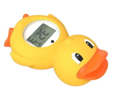 Termómetro de baño de pato flotante monitoreo de temperatura del agua para recién nacidos NUEVO Foto 1 de 4
