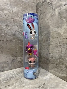 NUOVO Littlest Pet Shop Park Pets PET TRIO LPS coniglio picchio scoiattolo nuovo con scatola - Foto 1 di 11