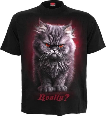 Spiral - Anger Management - Front Print T-Shirt Black XXL Black - Imagen 1 de 2