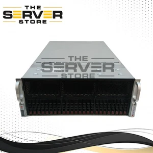 Supermicro AS-4124GS-TNR 4U 2x EPYC 7742 1TB 4x 15.36TB u.2 SSD 2x 10GbE Rails - Picture 1 of 3