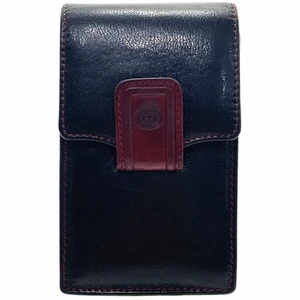 Original Gucci Zigarettenetui, altes Leder, schwarz und rot, 039 114, GUCCI GG - Bild 1 von 10