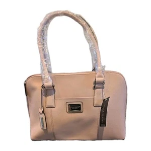 Bolso de Hombro de Diseñador de Cuero Rosa TIGNANELLO Multi Compartimento Rosa Claro MYS6 - Imagen 1 de 18