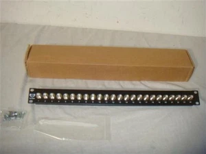 TUFF JACKS 24 PORTE 75 OHM FEMMINA A FEMMINA BNC MONTAGGIO SU RACK PATCH PANEL PATCHBAY - Foto 1 di 9
