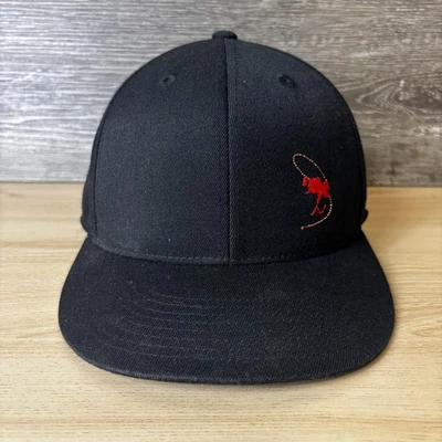 Dry Fly Distilling 帽子合身男式大号黑色羊毛刺绣标志促销 — 第 1/4 张图片