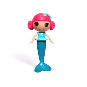 Mini muñeca de 3" Lalaloopsy conchas de mar coral Lalaloopsy muñeca sirena pelo azul rosa  - Imagen 1 de 6