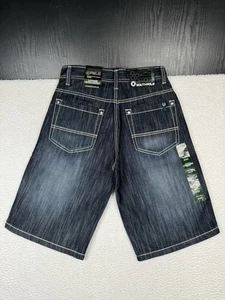 Southpole Jeans Shorts Uomo 29 Lavaggio Scuro - Y2K - NUOVO - Difetto - Foto 1 di 8