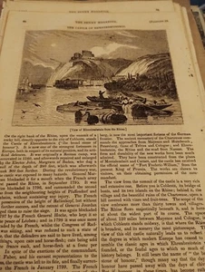 Sk228 Ephemera 1833 picture Ehrenbreitstein - Picture 1 of 1