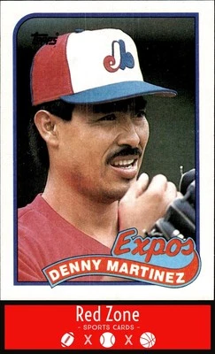 1989 Topps - #313 Denny Martinez MINT Set Break!. - Image 1 of 2