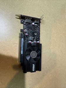 MSI NVIDIA GeForce GT 1030 2GD4 LP OC Graphics Card Low Profile 2GB GDDR4 - Bild 1 von 3