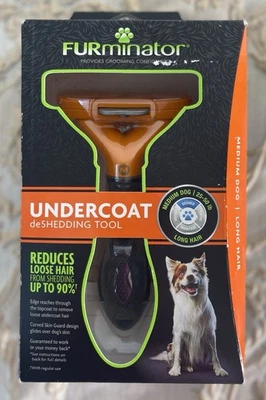 FURminator Peine Deshedding Medio Pelo Largo Deshedding Acero Inoxidable Nuevo Foto 1 de 2