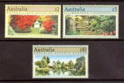 AUSTRALIA 1989 Jardines High Values MUH Foto 1 de 2